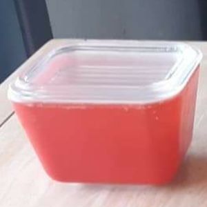 Vintage Pyrex  - Primary Red - Fridgie